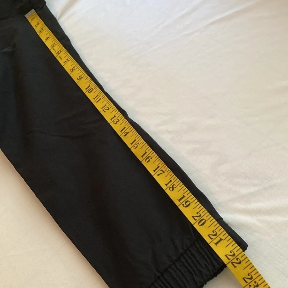 Hurley pants pull on drawstring elastic waist fitted elastic at ankles size 7/8